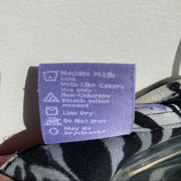 Harmony & Vine Long Sleeve Zebra Print Shirt A171 - Picture 6 of 7